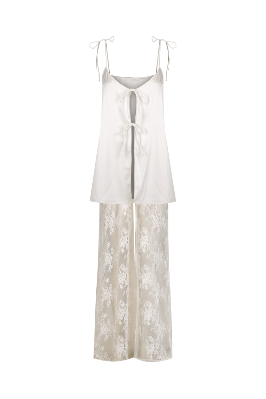 Lottie Pant Set Ivory