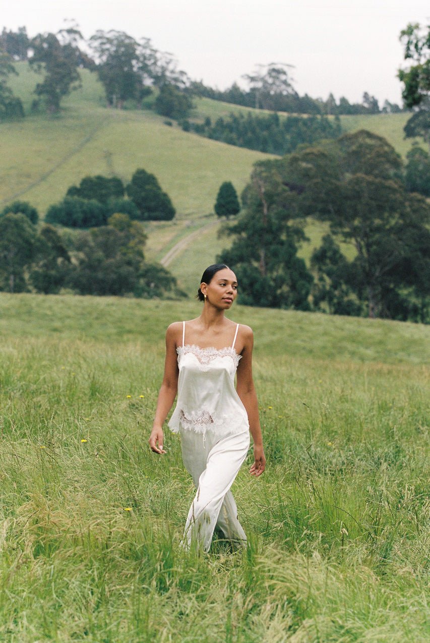 Olivia Pant Set Ivory