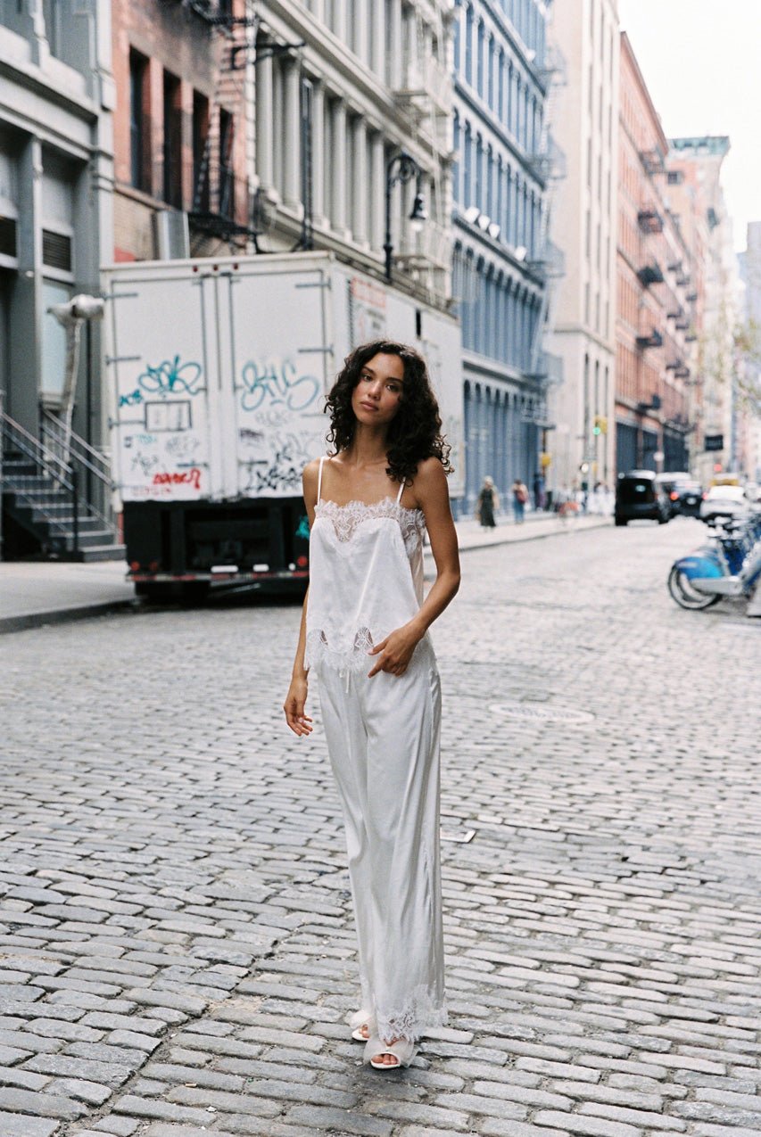 Olivia Pant Set Ivory