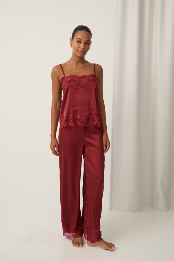 Olivia Pant Set Rhubarb
