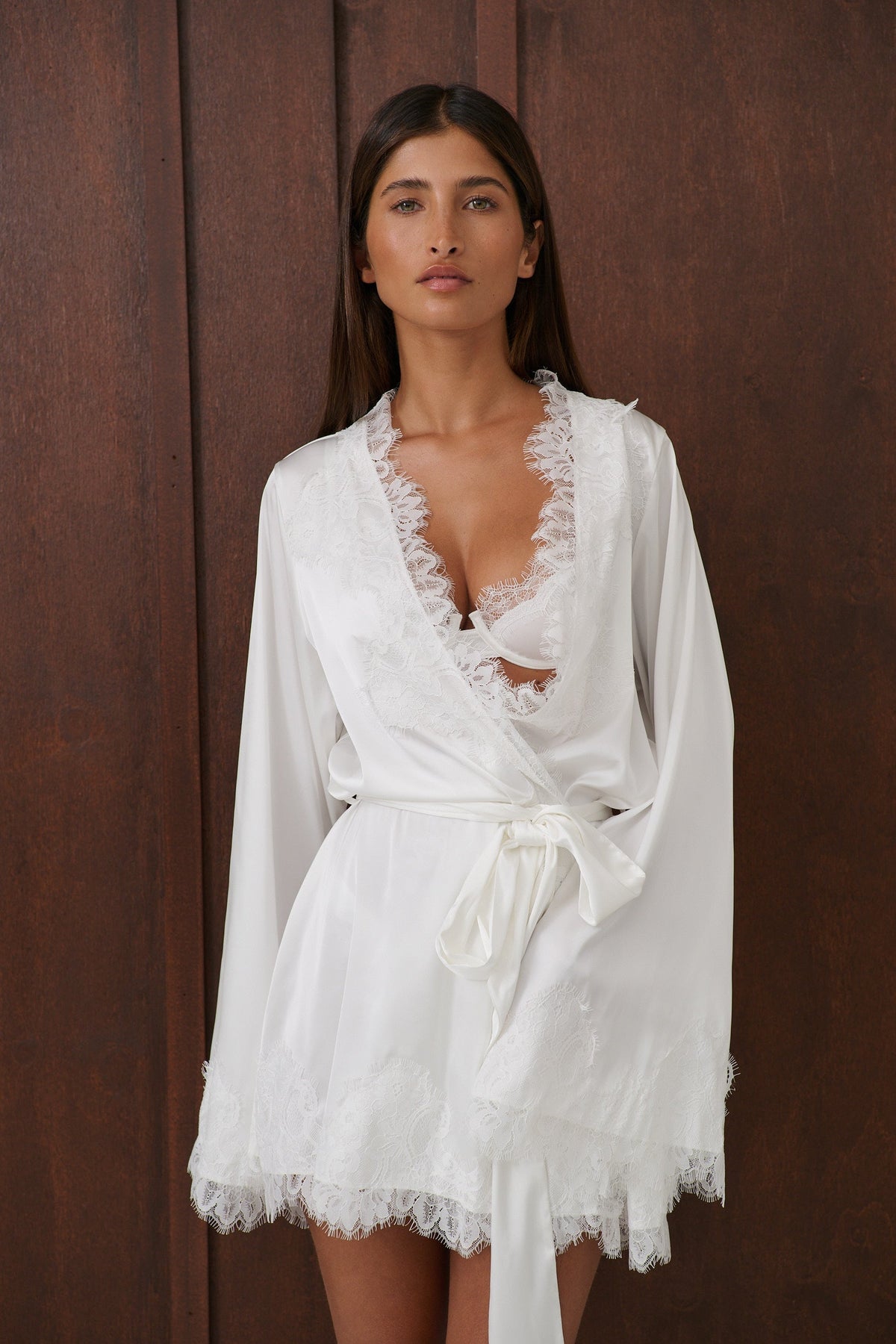 Olivia Robe Ivory