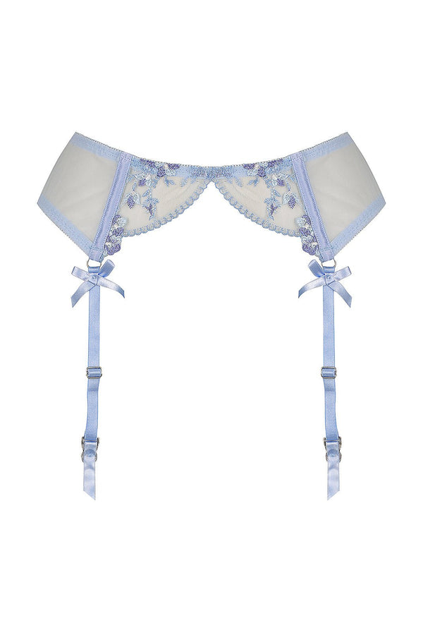 Sofia Garter Belt Cornflower