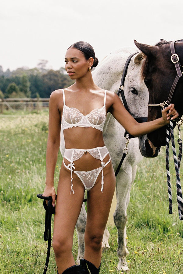 Sofia Garter Belt White Sofia Garter Belt White