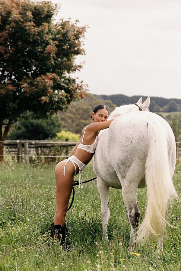 Sofia Thong White