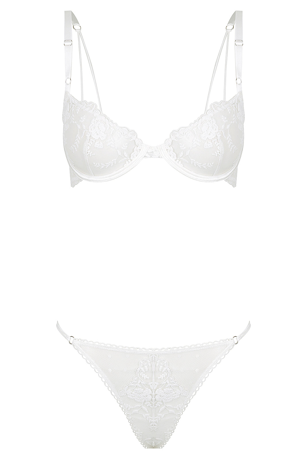 Buy KAT THE LABEL Nicolette Underwire Bra In Lavender - Lilac At 28% Off