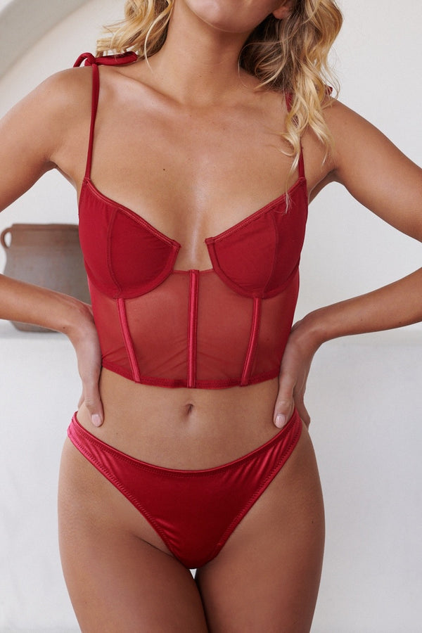 Vice Thong Red